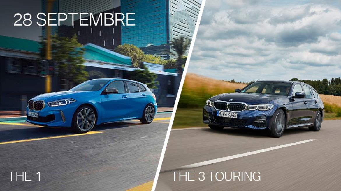 VENEZ RENCONTRER LES NOUVELLES BMW SÉRIE 1 ET BMW SÉRIE 3 TOURING.